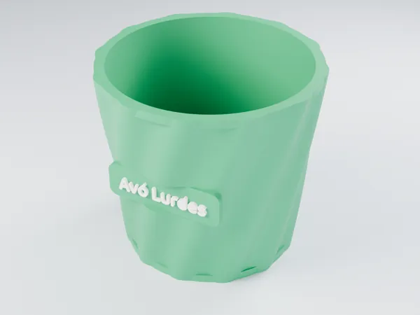 Vaso com nome